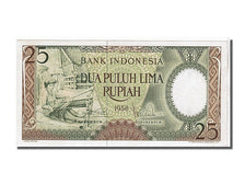 Banconote, Indonesia, 25 Rupiah, 1958, KM:57, FDS
