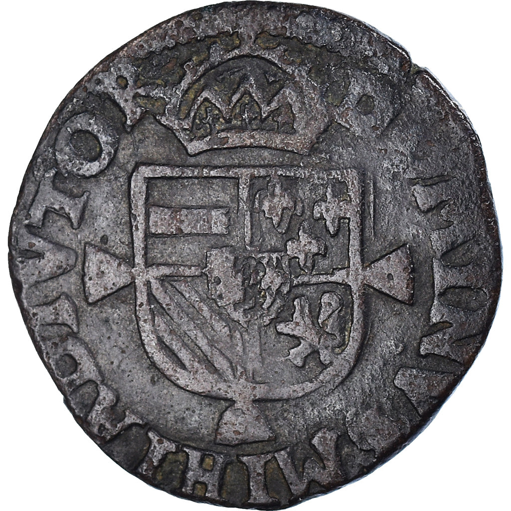 Coin, Spanish Netherlands, Philippe II, Double Courte, Maastricht, VF(30-35)