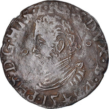 Coin, Spanish Netherlands, Philippe II, Gigot, 15[?]4, Maastricht, VF(30-35)