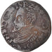 Monnaie, Pays-Bas espagnols, Philippe II, Gigot, 1580, Maastricht, TB+, Cuivre