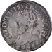 Moneta, Paesi Bassi Spagnoli, Philippe II, Liard, 1586, Bruges, MB, Rame