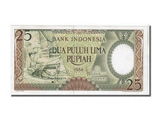 Biljet, Indonesië, 25 Rupiah, 1958, NIEUW