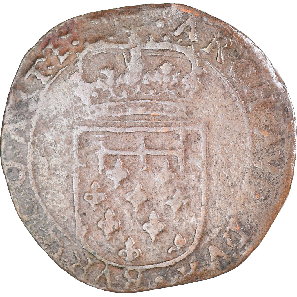 Moneda, Países Bajos españoles, Artois, Philippe IV, Liard, 1638, Arras, MBC