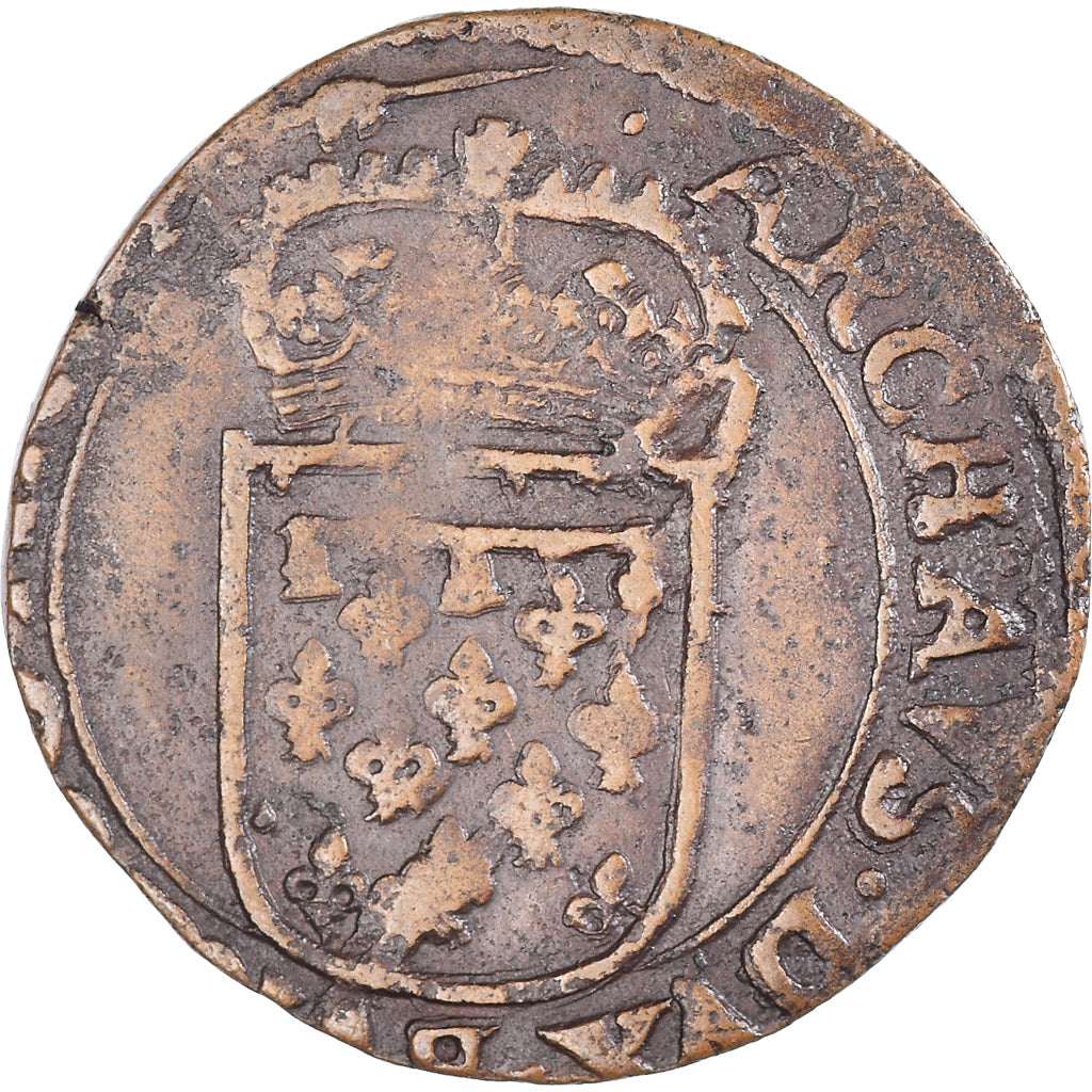 Moneta, Hiszpania niderlandzka, Artois, Philippe IV, Liard, 1639, Arras