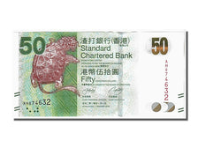 Geldschein, Hong Kong, 50 Dollars, 2010, KM:213a, UNZ-