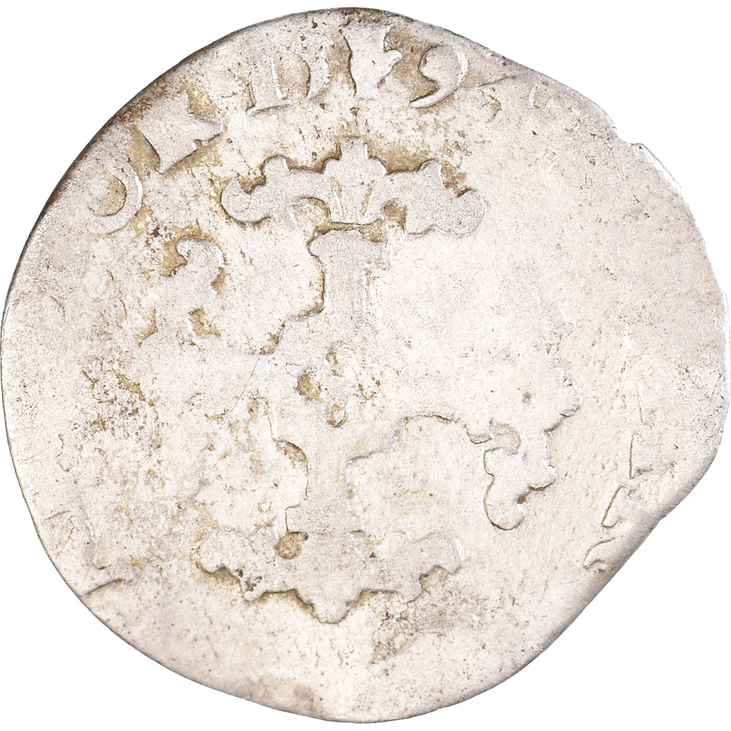 Coin, Spanish Netherlands, Philippe II, 1/20 Ecu, 1594, Anvers, VF(20-25)