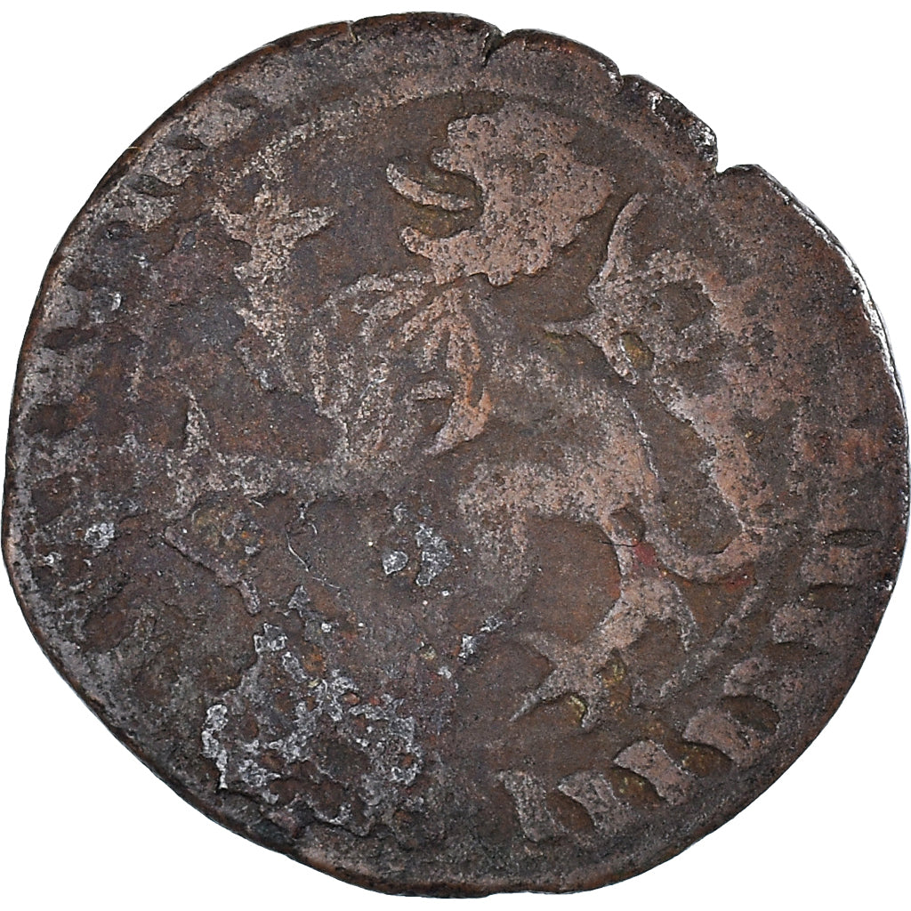 Coin, Spanish Netherlands, Charles Quint, Courte, 1553, Maastricht, VF(30-35)