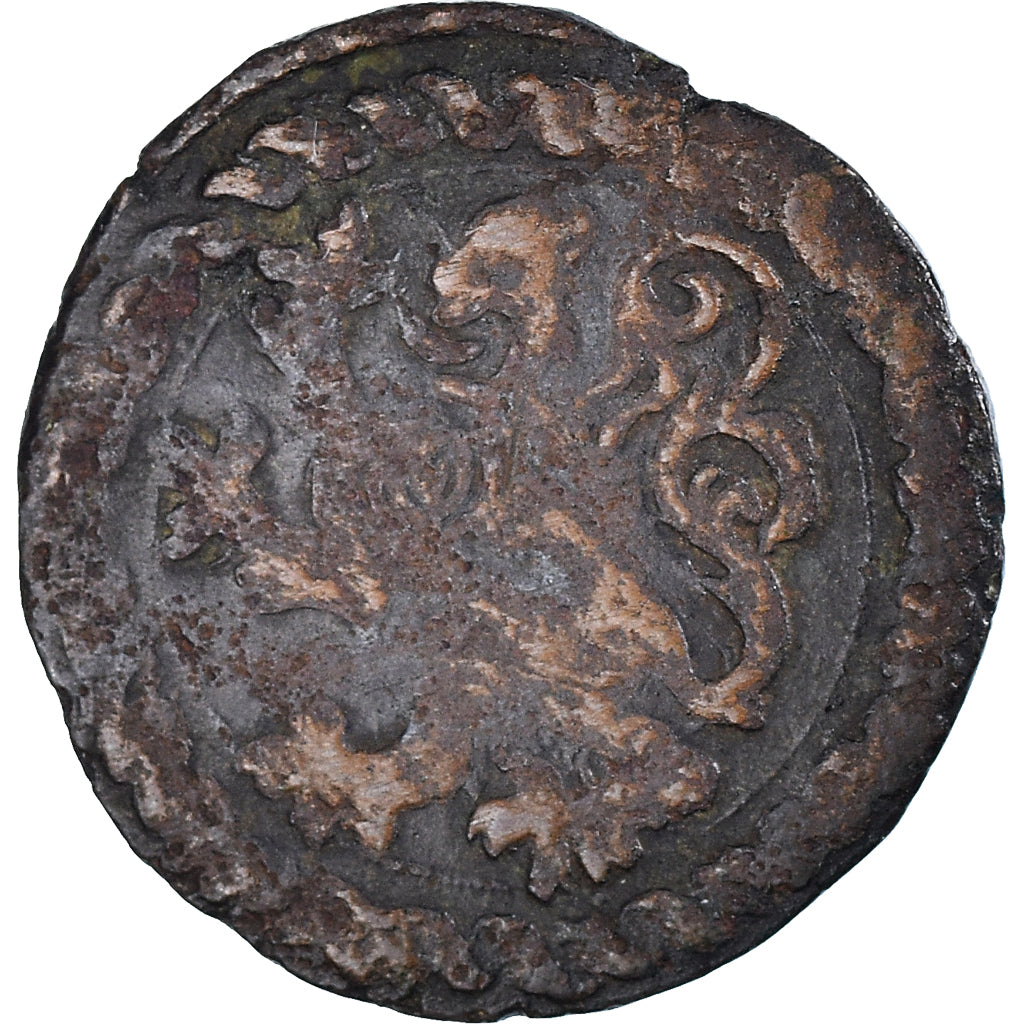 Coin, Spanish Netherlands, Charles Quint, Courte, 1549, Anvers, VF(20-25)