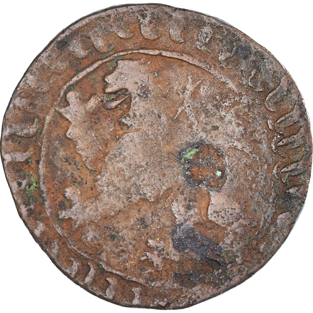 Moneda, Países Bajos españoles, Charles Quint, Courte, Bruges, BC, Cobre