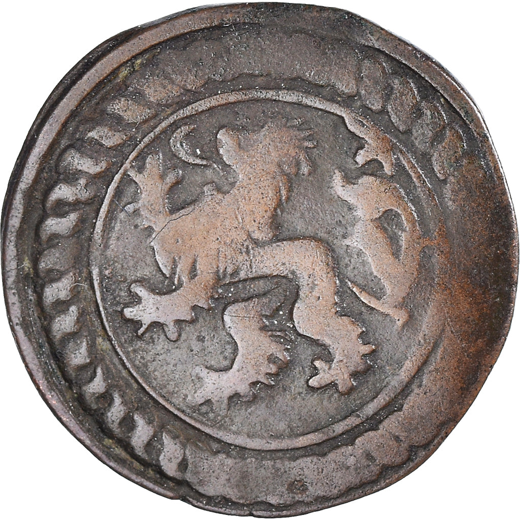 Coin, Spanish Netherlands, Charles Quint, Courte, Nimègue, VF(20-25), Copper