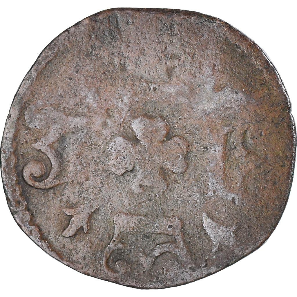 Coin, Spanish Netherlands, Philippe II, Courte, VF(20-25), Copper