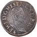 Coin, Spanish Netherlands, Philippe II, Courte, Anvers, VF(30-35), Copper