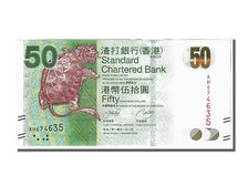 Geldschein, Hong Kong, 50 Dollars, 2010, KM:213a, UNZ-