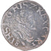 Coin, Spanish Netherlands, Philippe II, 1/2 Liard, 1587, Arras, VF(20-25)