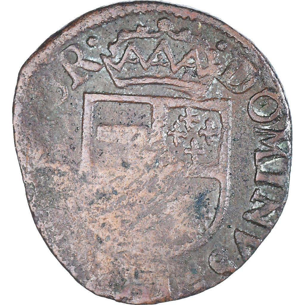 Coin, Spanish Netherlands, Philippe II, Courte, Anvers, VF(20-25), Copper