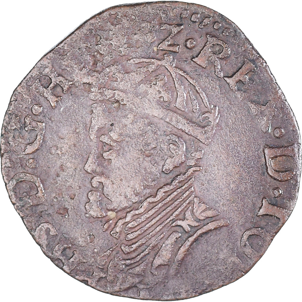 Coin, Spanish Netherlands, Philippe II, Maille, Tournai, VF(30-35), Copper