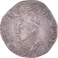 Coin, Spanish Netherlands, Philippe II, Maille, Tournai, VF(30-35), Copper