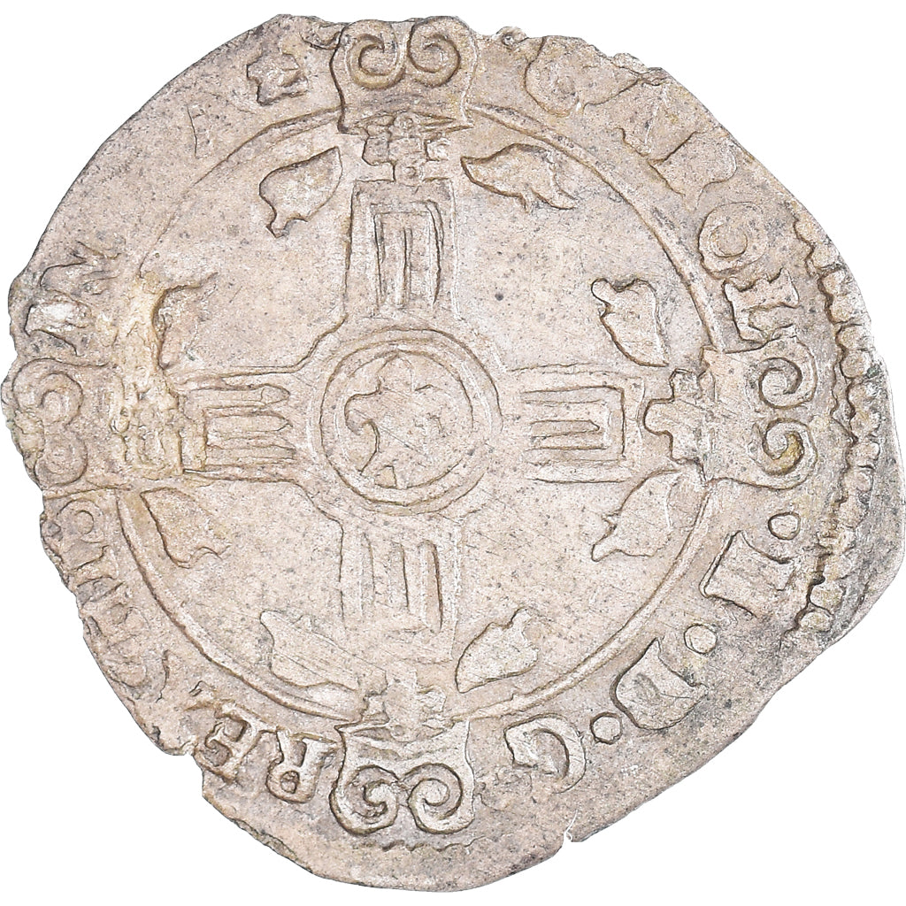 Monnaie, Pays-Bas espagnols, Charles II, Patard, 1679, Bruges, TTB, Argent