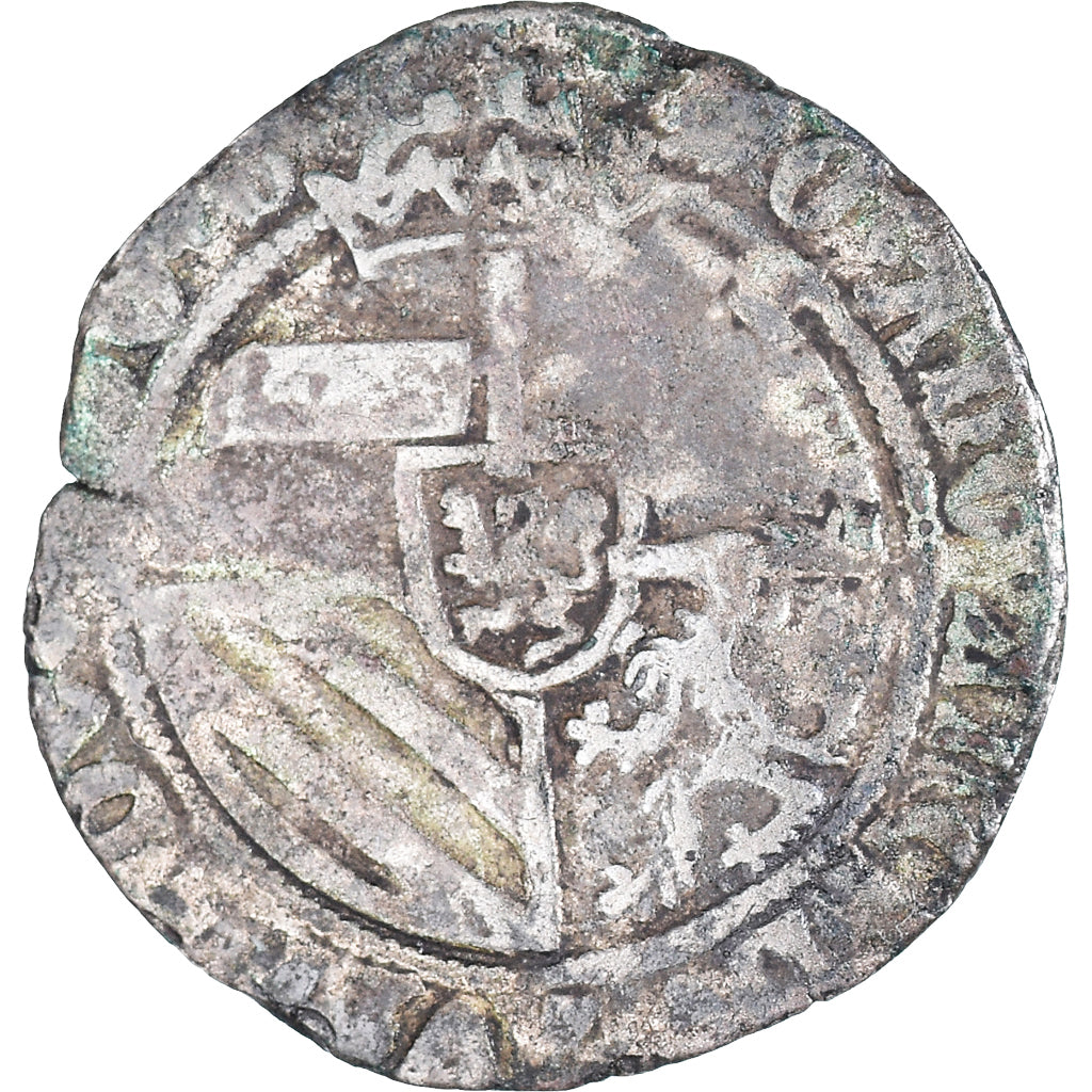 Coin, Spanish Netherlands, Charles Quint, Gros, VF(20-25), Billon