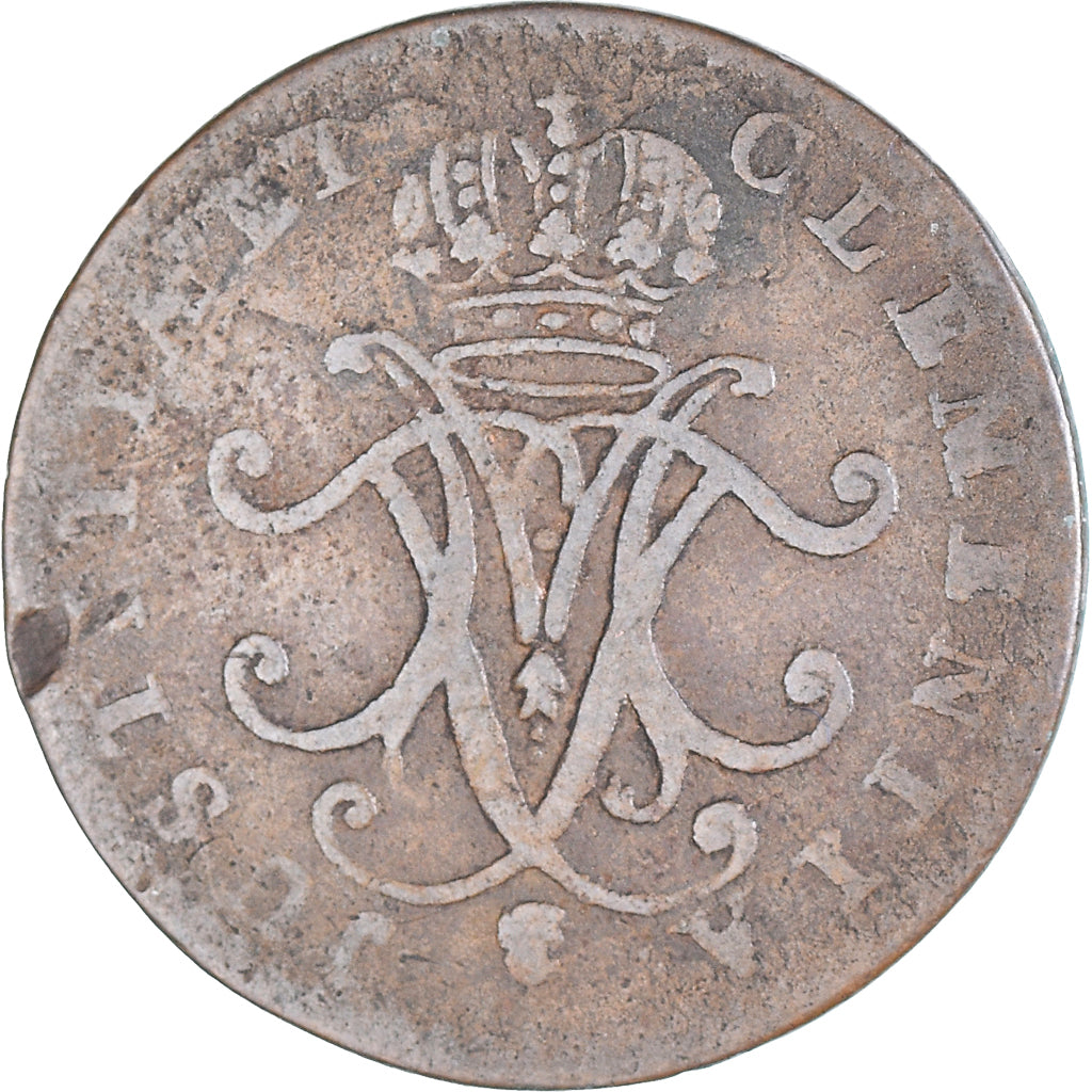 Monnaie, Luxembourg, Maria Theresa, Liard, 1759, Bruxelles, TB+, Cuivre, KM:3