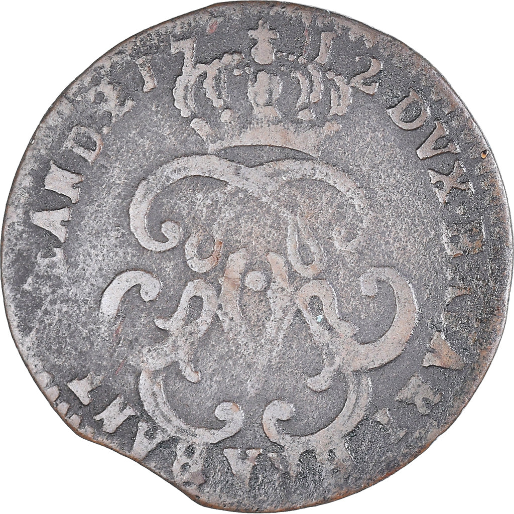 Moneta, Hiszpania niderlandzka, NAMUR, Maximilian Emmanuel of Bavaria, Liard