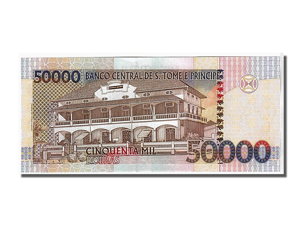 Banknote, Saint Thomas and Prince, 50,000 Dobras, 2004, 2004-08-26, KM:68b