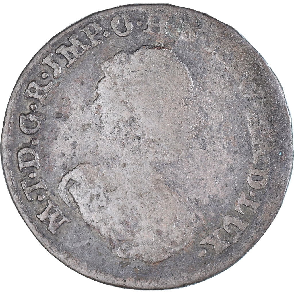 Coin, AUSTRIAN NETHERLANDS, Maria Theresa, 2 Liards, 1757, Brussels, VF(20-25)