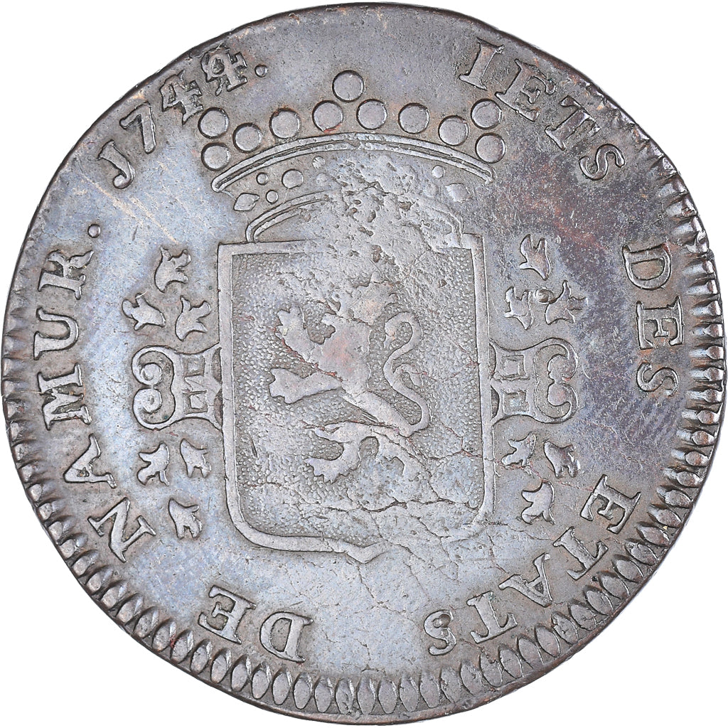 AUSTRIAN NETHERLANDS, Token, Marie-Thérèse, États de Namur, 1744, VF(30-35)