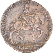 Spanish Netherlands, Token, Charles II, 1672, Bureau des finances, EF(40-45)
