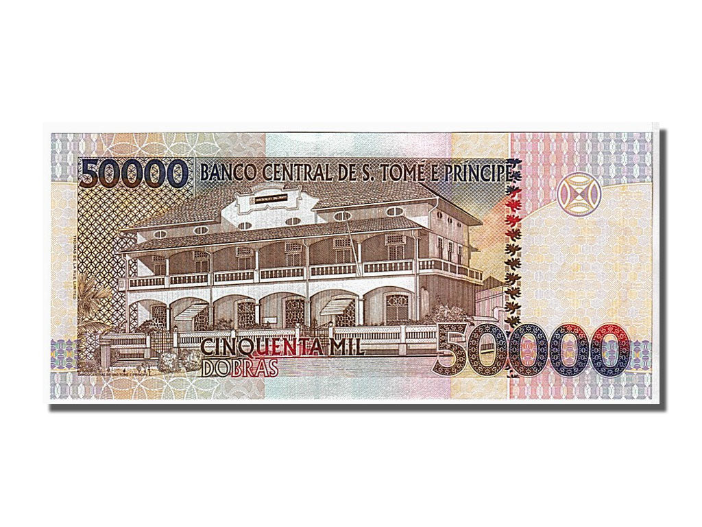 Banknote, Saint Thomas and Prince, 50,000 Dobras, 2004, 2004-08-26, KM:68b