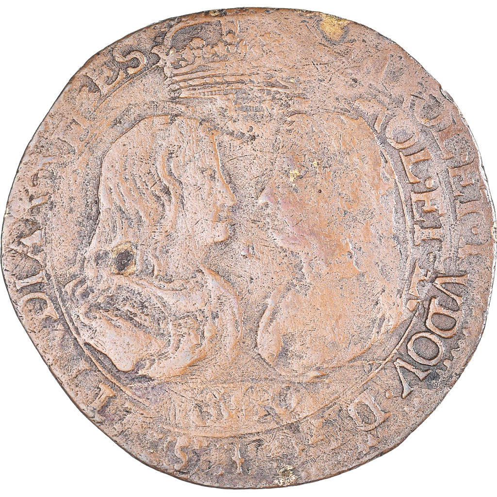 Lage Spaanse landen, Token, Charles II et Marie-Louise d'Orléans, Bureau des