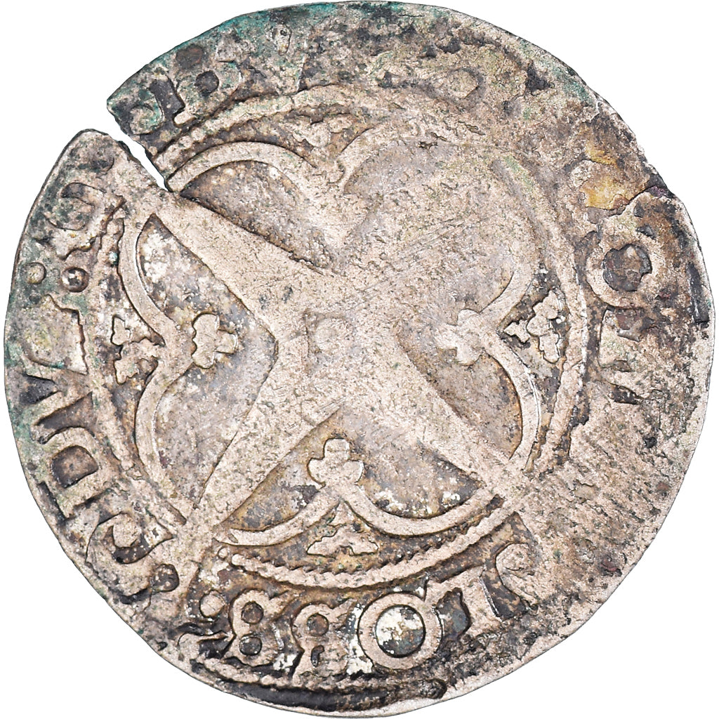 Moneta, Biskupstwo Liège, Robert de Berghes, Patard, 1561, Liege, VF(20-25)