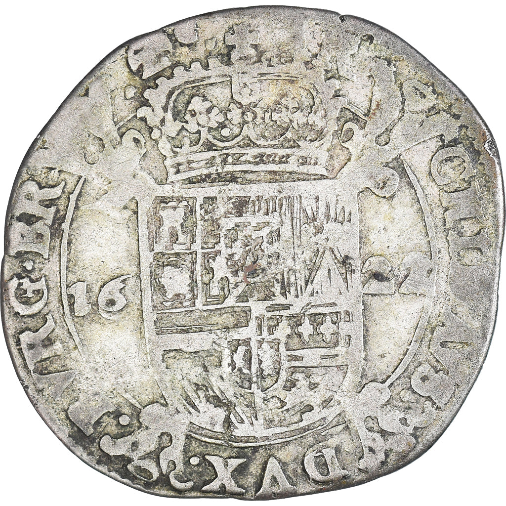 Coin, Spanish Netherlands, duché de Brabant, Philippe IV, Escalin, 1622