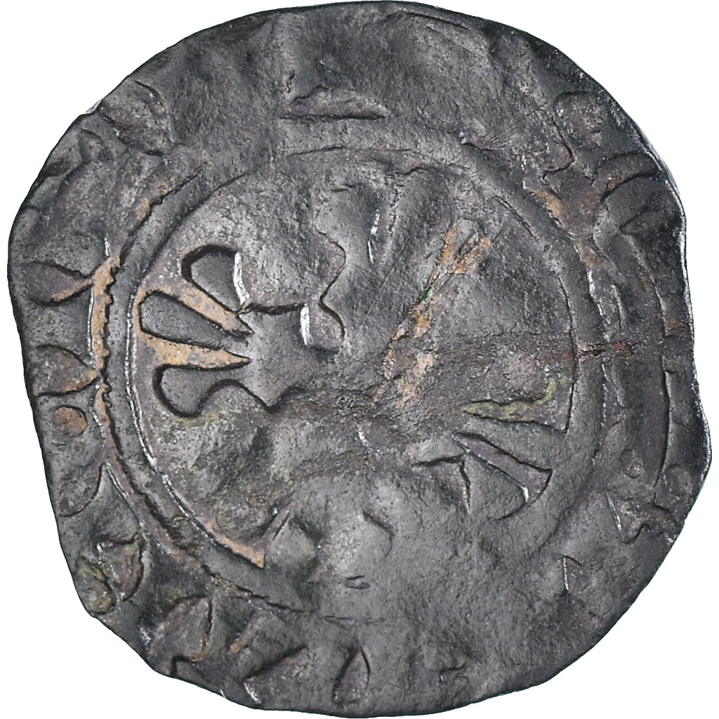 Moneda, Condado de Namur, Guillaume II, Double Mite, Namur, BC+, Cobre