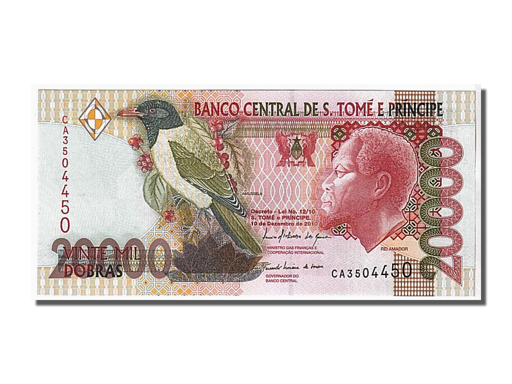 Saint Thomas and Prince, 20,000 Dobras, 2010, KM #67d, UNC(65-70), CA3504450