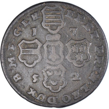 Coin, Prince-Bishopric of Liège, John Theodore, 4 Liards, 1752, Liege