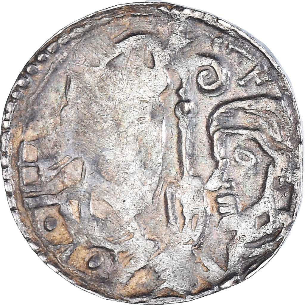 Moneda, Principado de Lieja, Rodolphe de Zaeringen, Denier au perron, n.d.