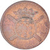 Moneda, Francia, Ville de Lille, 10 Sols, 1708, siège de la ville, BC+, Cobre