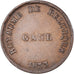 Belgium, Token, Gand - Monnaie fictive - Centime, 1833, EF(40-45), Copper