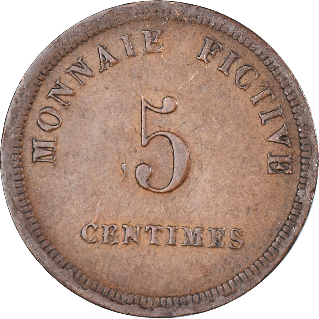 Belgium, Token, Gand - Monnaie fictive - Centime, 1833, EF(40-45), Copper