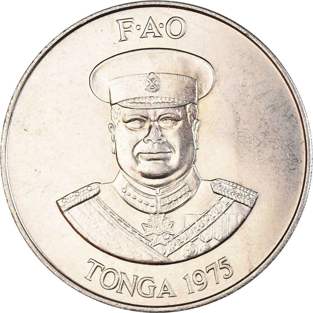 Moneda, Tonga, King Taufa'ahau Tupou IV, Pa'anga, 1975, Royal Australian Mint