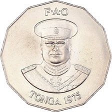 Moeda, Tonga, King Taufa'ahau Tupou IV, 50 Seniti, 1975, Royal Australian Mint