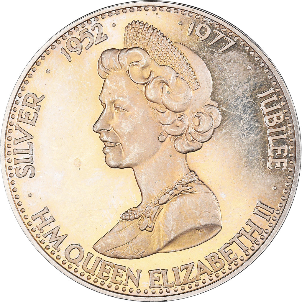 United Kingdom, Medal, Elizabeth II, Silver Jubilee, 1977, AU(55-58)