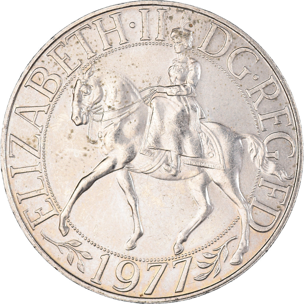 Münze, Großbritannien, Elizabeth II, 25 New Pence, 1977, British Royal Mint