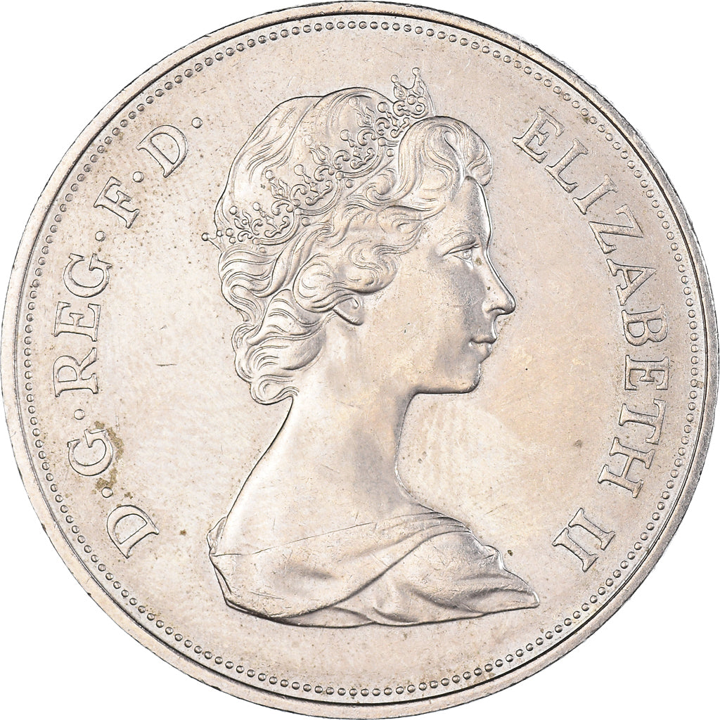 Münze, Großbritannien, Elizabeth II, 25 New Pence, 1972, British Royal Mint