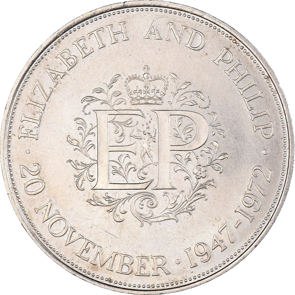 Münze, Großbritannien, Elizabeth II, 25 New Pence, 1972, British Royal Mint