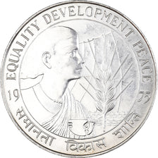 Coin, INDIA-REPUBLIC, 50 Rupees, 1975, Mumbai, Bombay, AU(55-58), Silver, KM:256