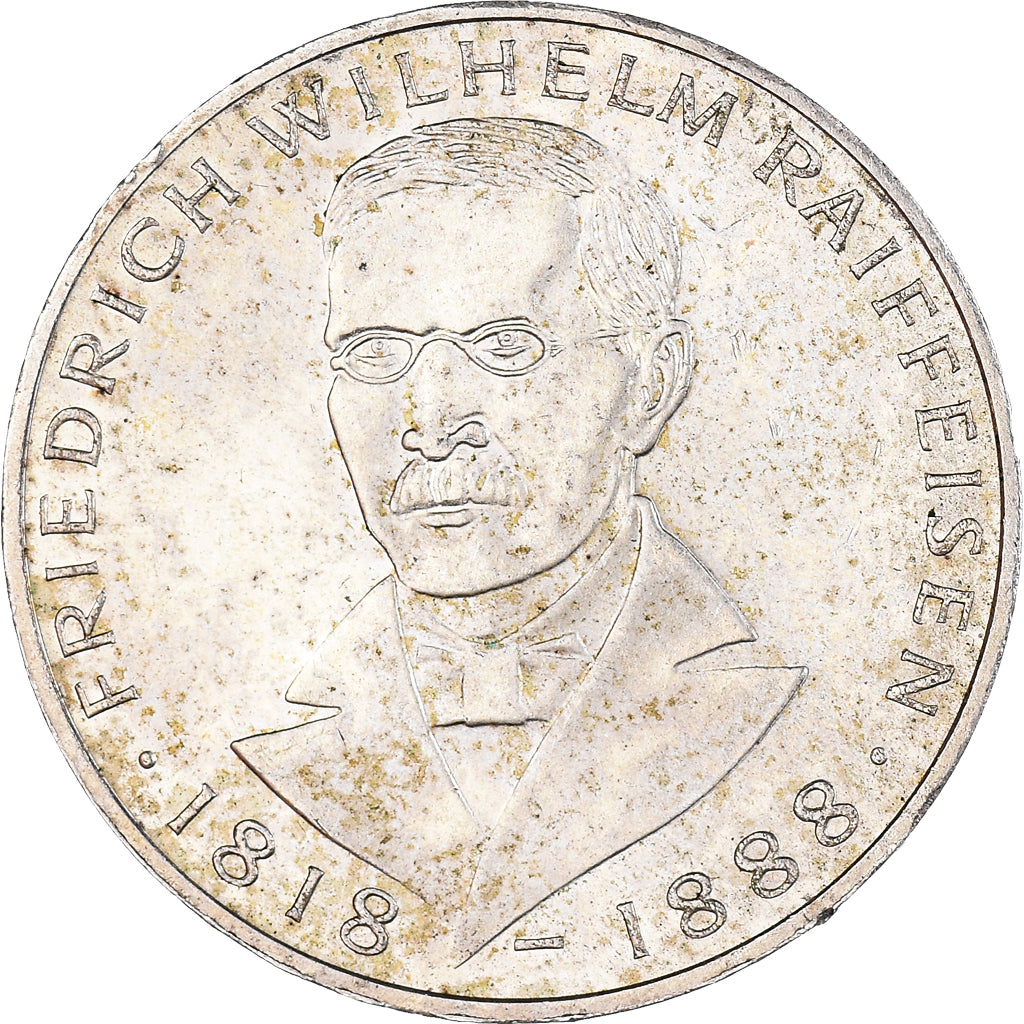 Moneta, GERMANIA - REPUBBLICA FEDERALE, 5 Mark, 1968, Hamburg, Germany, BB