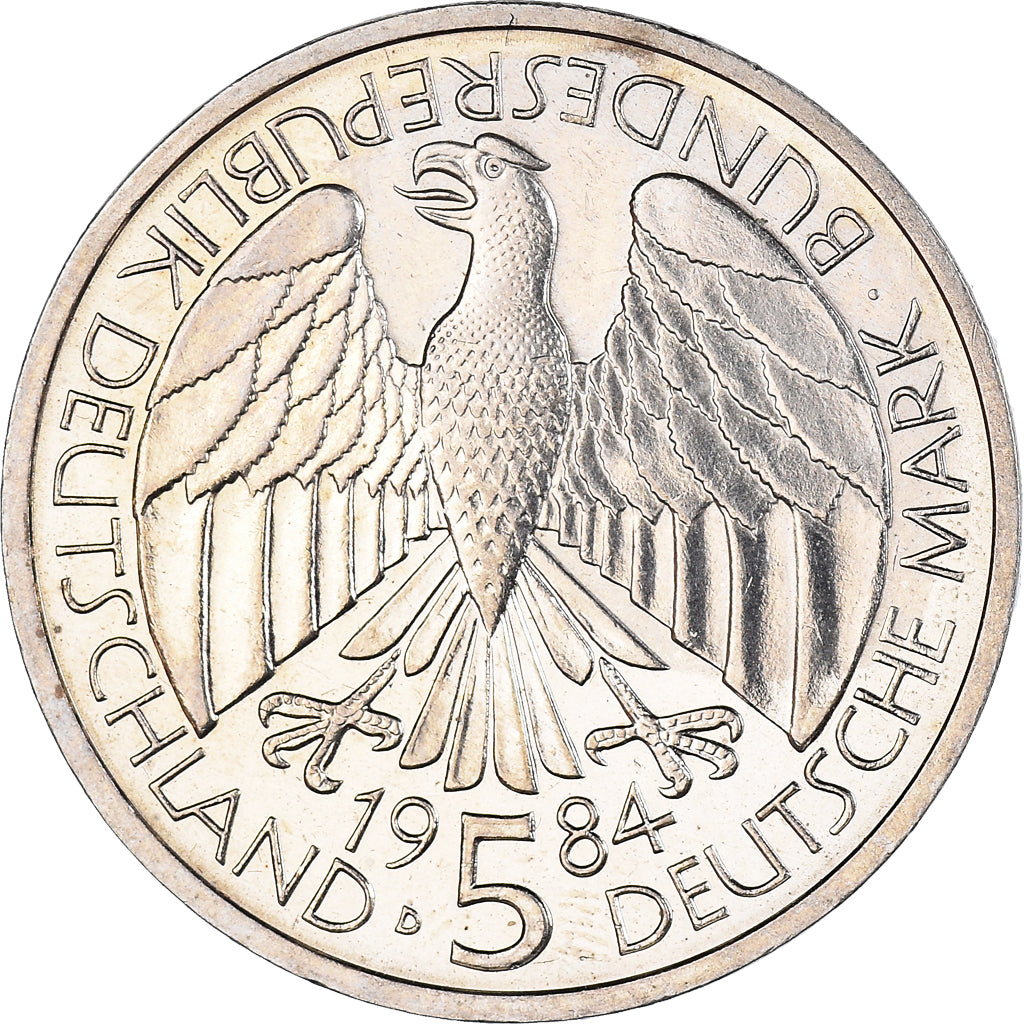 Coin, GERMANY - FEDERAL REPUBLIC, 5 Mark, 1984, Munich, Germany, MS(63)