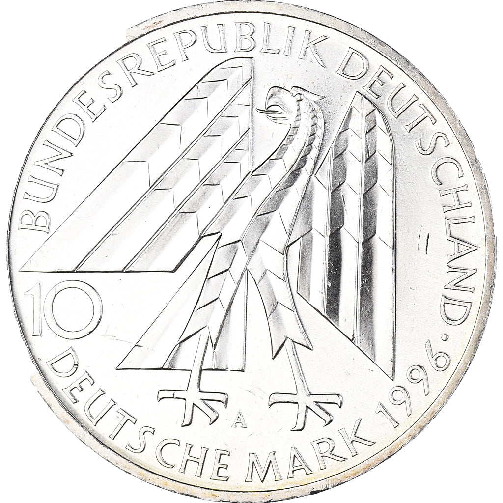 Coin, GERMANY - FEDERAL REPUBLIC, 10 Mark, 1996, Berlin, Germany, MS(60-62)